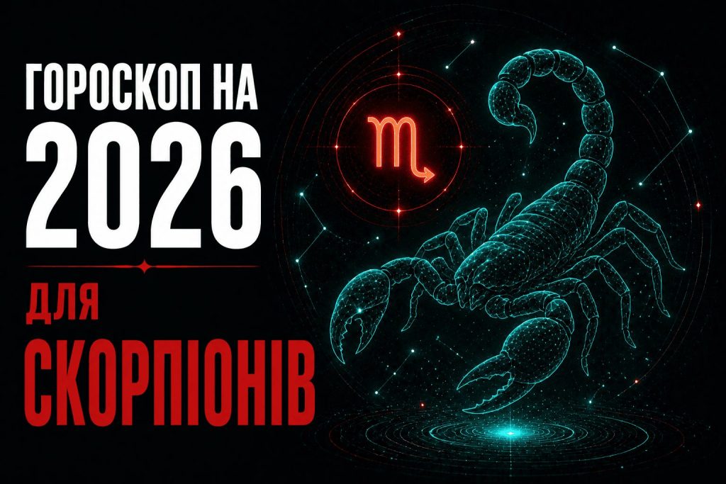 Гороскоп на 2026 рік для Скорпіонів